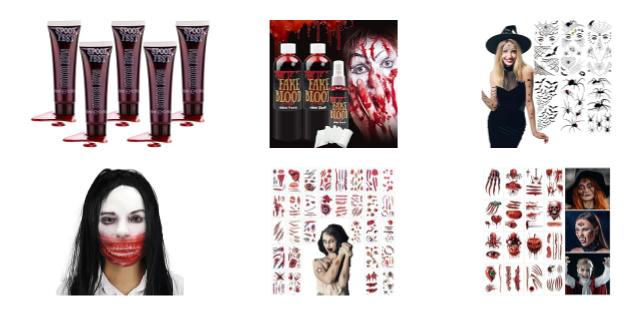 Comparamos las 6 mejores accesorios de maquillaje de terror desde 3,99 euros