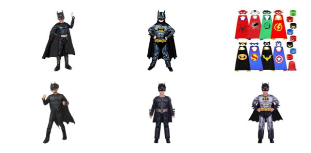 Comparamos las 6 mejores Disfraces de Batman para niños desde 21,99 euros