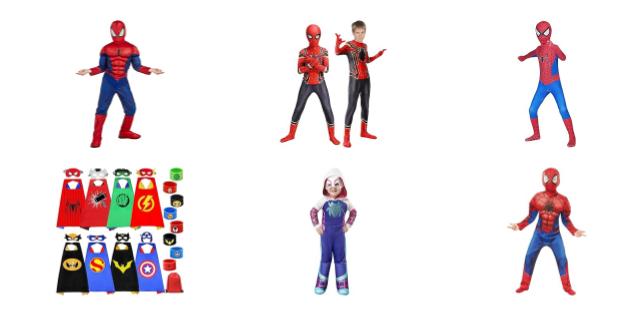 Los 6 mejores disfraces de Spiderman para niños desde 13,99 euros